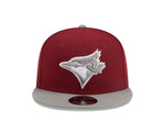 Men's Toronto Blue Jays New Era Maroon Color Pack 9FIFTY Snapback Hat