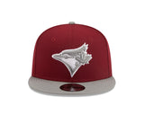 Men's Toronto Blue Jays New Era Maroon Color Pack 9FIFTY Snapback Hat