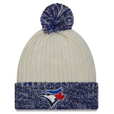 New Era MLB Toronto Blue Jays Fresh White Blue Cuffed Knit Hat