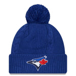 New Era MLB Toronto Blue Jays Cabled Royal Blue Cuffed Knit Hat