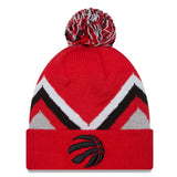 New Era NBA Toronto Raptors Red Zigzag Cuffed Knit Hat