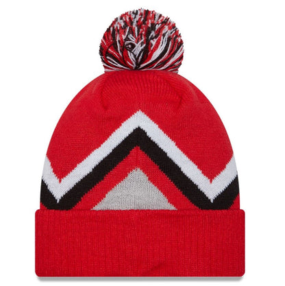 New Era NBA Toronto Raptors Red Zigzag Cuffed Knit Hat