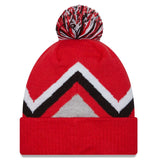 New Era NBA Toronto Raptors Red Zigzag Cuffed Knit Hat