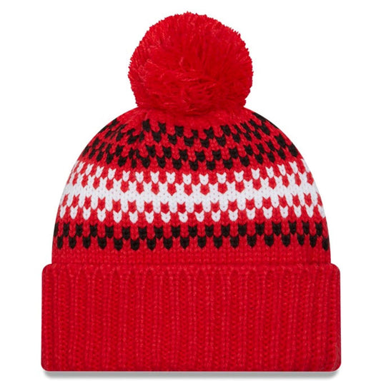 New Era Youth NBA Toronto Raptors Cozy Red Cuffed Knit Hat