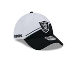 Las Vegas Raiders New Era 2023 NFL Sideline 39THIRTY Hat