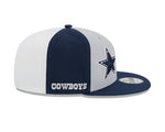 Men's Navy New Era Dallas Cowboys 9FIFTY 2023 Sideline Adjustable Snapback Hat