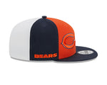 Men's New Era Orange/Navy Chicago Bears 2023 Sideline Primary Logo 9FIFTY Snapback Hat
