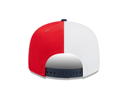 Men's New Era Red/Navy New England Patriots 2023 Sideline 9FIFTY Snapback Hat