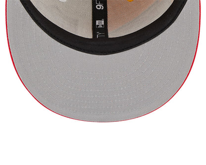 Men's New Era Gold/Red Kansas City Chiefs 2023 Sideline 9FIFTY Snapback Hat