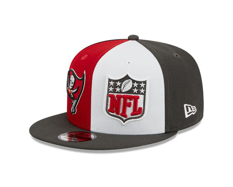 Men's New Era Red/Pewter Tampa Bay Buccaneers 2023 Sideline 9FIFTY Snapback Hat