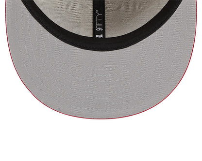 Men's New Era Gold/Scarlet San Francisco 49ers 2023 Sideline 9FIFTY Snapback Hat