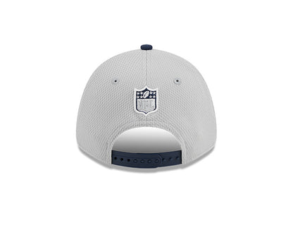 Men's New Era Gray/Navy Dallas Cowboys 2023 Sideline 9FORTY Adjustable Hat