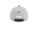 Men's New Era Gray/Navy Dallas Cowboys 2023 Sideline 9FORTY Adjustable Hat