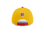 Men's New Era Gold/Red Kansas City Chiefs 2023 Sideline 9FORTY Adjustable Hat