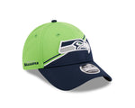 Seattle Seahawks New Era 2023 Sideline 9FORTY Adjustable Hat - Green/Navy