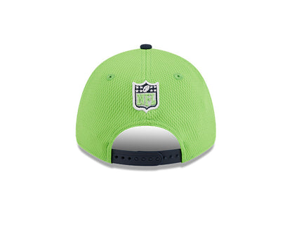 Seattle Seahawks New Era 2023 Sideline 9FORTY Adjustable Hat - Green/Navy