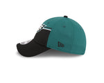 Philadelphia Eagles New Era 2023 Sideline 9FORTY Adjustable Hat - White/Teal
