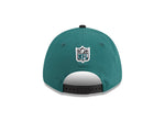 Philadelphia Eagles New Era 2023 Sideline 9FORTY Adjustable Hat - White/Teal