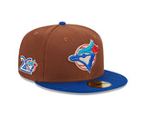 Men's New Era Toronto Blue Jays 59FIFTY Fitted Brown Harvest 20th Anniversary Hat