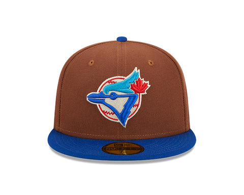Men's New Era Toronto Blue Jays 59FIFTY Fitted Brown Harvest 20th Anniversary Hat