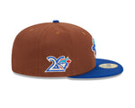 Men's New Era Toronto Blue Jays 59FIFTY Fitted Brown Harvest 20th Anniversary Hat