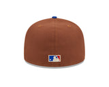 Men's New Era Toronto Blue Jays 59FIFTY Fitted Brown Harvest 20th Anniversary Hat