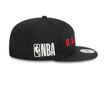 Men's New Era Toronto Raptors Black 9FIFTY Post Up Pin Snapback Hat