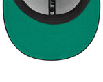 Men's New Era Toronto Raptors Black 9FIFTY Post Up Pin Snapback Hat