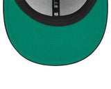 Men's New Era Toronto Raptors Black 9FIFTY Post Up Pin Snapback Hat