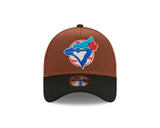 Men's New Era Toronto Blue Jays 9FORTY 1999 World Series Brown Harvest Adjustable Hat