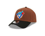 Men's New Era Toronto Blue Jays 9FORTY 1999 World Series Brown Harvest Adjustable Hat