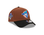 Men's New Era Toronto Blue Jays 9FORTY 1999 World Series Brown Harvest Adjustable Hat