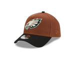 Men's New Era Philadelphia Eagles 9FORTY Super Bowl LII Brown Harvest Adjustable Hat