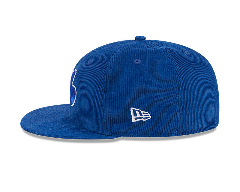 Men's New Era Blue Montreal Expos 59FIFTY Throwback Corduroy All