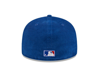 Men's New Era Blue Montreal Expos 59FIFTY Throwback Corduroy All Star Fitted Hat