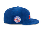 Men's New Era Blue Montreal Expos 59FIFTY Throwback Corduroy All Star Fitted Hat