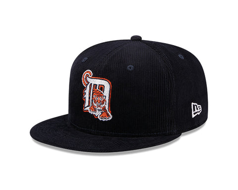Men's New Era Black Detroit Tigers 59FIFTY Throwback Corduroy 2005 All Star Game Fitted Hat