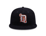 Men's New Era Black Detroit Tigers 59FIFTY Throwback Corduroy 2005 All Star Game Fitted Hat