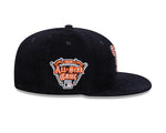 Men's New Era Black Detroit Tigers 59FIFTY Throwback Corduroy 2005 All Star Game Fitted Hat