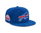 Men's New Era Blue Buffalo Bills 59FIFTY Throwback Corduroy Hawaii 1988 Pro Bowl Fitted Hat