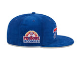 Men's New Era Blue Buffalo Bills 59FIFTY Throwback Corduroy Hawaii 1988 Pro Bowl Fitted Hat