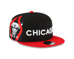 New Era Black/Red Chicago Bulls 2023/24 City Edition 9FIFTY Snapback Adjustable Hat