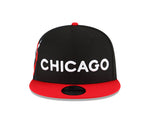 New Era Black/Red Chicago Bulls 2023/24 City Edition 9FIFTY Snapback Adjustable Hat