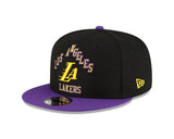 New Era Black/Purple Los Angeles Lakers 2023/24 City Edition Official 9FIFTY Snapback Hat