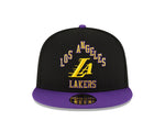 New Era Black/Purple Los Angeles Lakers 2023/24 City Edition Official 9FIFTY Snapback Hat