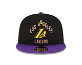 New Era Black/Purple Los Angeles Lakers 2023/24 City Edition Official 9FIFTY Snapback Hat