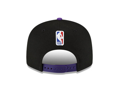 New Era Black/Purple Los Angeles Lakers 2023/24 City Edition Official 9FIFTY Snapback Hat