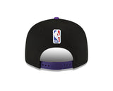 New Era Black/Purple Los Angeles Lakers 2023/24 City Edition Official 9FIFTY Snapback Hat