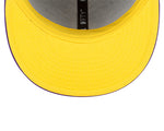 New Era Black/Purple Los Angeles Lakers 2023/24 City Edition Official 9FIFTY Snapback Hat