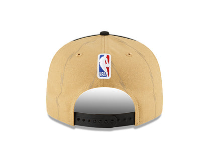 New Era Tan/Black Toronto Raptors 2023/24 City Edition Official 9FIFTY Snapback Hat